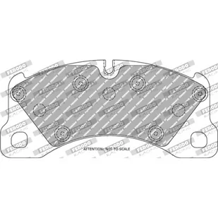 Klocki hamulcowe - komplet FERODO RACING FCP4064H - Klocki hamulcowe - miniaturka - grafika 1