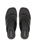 Klapki i japonki damskie - Tommy Hilfiger Japonki FW0FW09216 Czarny - miniaturka - grafika 1
