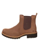 Botki damskie - Ecco Skórzane sztyblety "Elaina" w kolorze jasnobrązowym - miniaturka - grafika 1