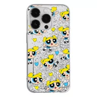 Etui i futerały do telefonów - Etui płynny brokat do Apple IPHONE 13 The Powerpuff Girls: Atomówki 008 oryginalne i oficjalnie licencjonowane, Srebrny - miniaturka - grafika 1