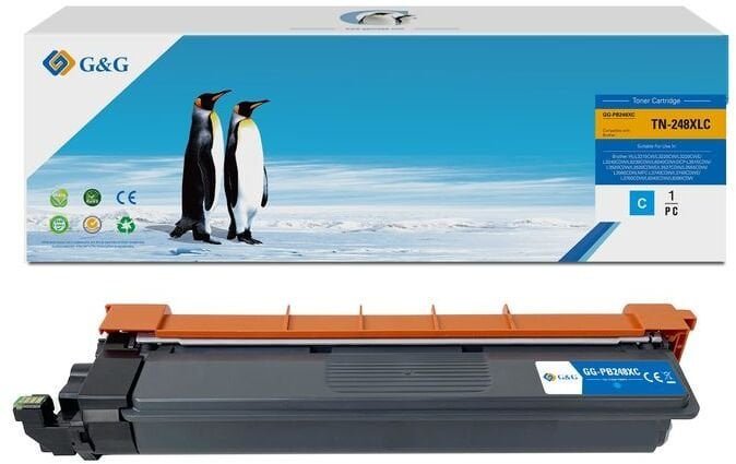 Toner G&G Toner kompatybilny mit Brother TN248XL C Cyan 21404