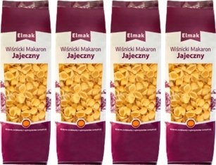 Wiśnicki Makaron Jajeczny Muszelka 250g swojski Elmak