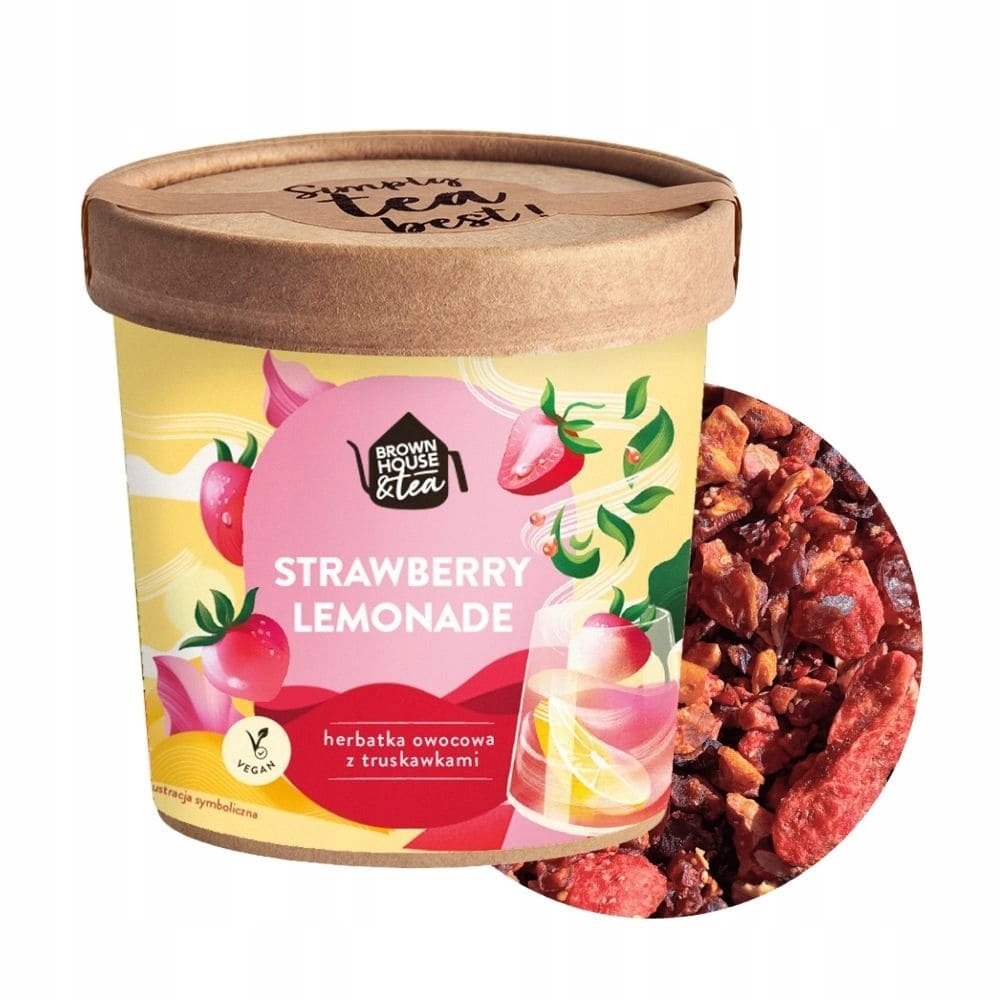Strawberry Lemonade herbatka owocowa z truskawkami 50g