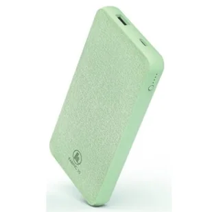 Hama Powerbank Fabric 10 10000 mAh Zielony - Powerbanki - miniaturka - grafika 1