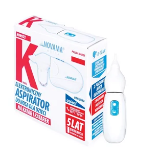 Katarek NOVAMA White NOVAMA WHITE K Aspirator elektryczny do nosa na katar i - Aspiratory do nosa - miniaturka - grafika 3