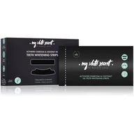 Wybielanie zębów - My White Secret My White Secret Charcoal and Coconut Oil paski wybielające do zębów 14 szt - miniaturka - grafika 1