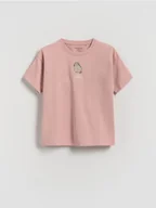 Koszulki dla dziewczynek - Reserved - T-shirt Pusheen - różowy - miniaturka - grafika 1