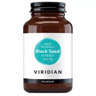Serce i układ krążenia - Viridian Ekstrakt z Czarnuszki o Wysokiej Mocy 20% TQ - suplement diety 30 kaps. - miniaturka - grafika 1