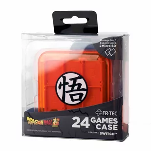 Etui Na Gry Z Uchwytem Na Kasety Do Przechowywania Oficjalna Licencja Dragon Ball - Nintendo Switch - 24 Gry - Pomarańczowy - Akcesoria do Nintendo - miniaturka - grafika 1