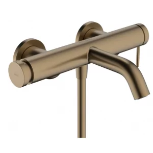 HANSGROHE 73422140 Tecturis S Jednouchwytowa bateria wannowa natynkowa Brąz Szczotkowany - Baterie wannowe i prysznicowe - miniaturka - grafika 1