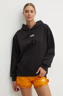 Bluzy damskie - The North Face bluza Essential Hoodie damska kolor czarny z kapturem z aplikacją NF0A89ENJK31 - miniaturka - grafika 1