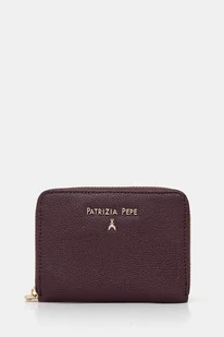 Patrizia Pepe portfel skórzany damski kolor fioletowy CQ8512 L001 - Portfele - miniaturka - grafika 1
