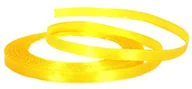 Prace ręczne dla dzieci - WSTĄŻKA TASIEMKA SATYNOWA ŻÓŁTA 6MM 32M - miniaturka - grafika 1