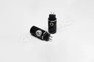 Złącza, przejściówki, adaptery - PLUSSOUND wtyki 2pin 0,78 mm rodowane (para) - miniaturka - grafika 1