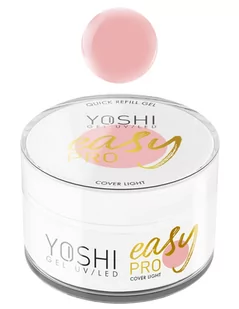 Yoshi - Żel UV/LED Easy Pro Cover Light 15ml - Żele do paznokci - miniaturka - grafika 1