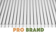 Inne materiały budowlane - Poliwęglan komorowy ProBrand 5x1,05 bezbarwny 10mm - miniaturka - grafika 1