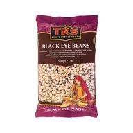 Ziarna i nasiona roślin strączkowych - Fasola Czarne Oczko Groch Czarnooki Fagioli coll’occhio "Black Eye Beans" 500g TRS [Kraj pochodzenia: Madagaskar] - miniaturka - grafika 1