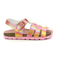 Buty dla dziewczynek - Sandały dziecięce Kickers SUMMERTAN ROSE RAINBOW - miniaturka - grafika 1