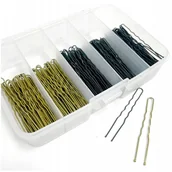 Pozostałe akcesoria fryzjerskie - ACTIVESHOP KOKÓWKI FRYZJERSKIE DO WŁOSÓW E-56 200 SZT. MIX - miniaturka - grafika 1