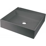 Umywalki - DEANTE CQR TU4S CORREO Umywalka granitowa stawiana na blat - 400x400 mm - miniaturka - grafika 1