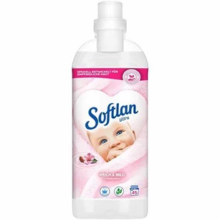 Softlan Ultra Weich & Mild Sensitiv Płyn Do Płukania 45P 1L - Środki do prania - miniaturka - grafika 1