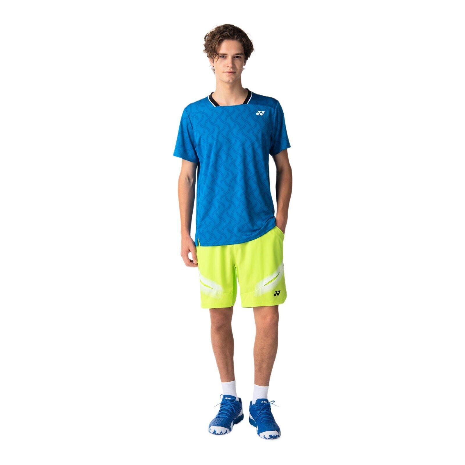 Koszulka męska Yonex Crew Neck Shirt 10703 Blue L