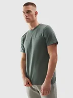 Koszulki męskie - 4FWSS24 TTSHM1283 43S KHAKI XXL - miniaturka - grafika 1