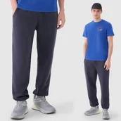 Dresy męskie - Spodnie Męskie 4F Joggery Sportowe Dresy Antracytowe 4FWSS25TTROM1120 Szary XXL - miniaturka - grafika 1