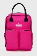 Plecaki - Superdry plecak damski kolor różowy duży gładki - miniaturka - grafika 1