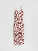 Sukienki - Reserved - Sukienka z wiskozą Circulose® - wielobarwny - miniaturka - grafika 1