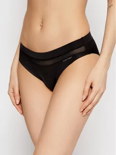 Majtki damskie - Calvin Klein Underwear Figi klasyczne 000QF6048E Czarny - grafika 1