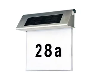 Spot Light Solar House Number 6710102 kinkiet - Lampy ogrodowe - miniaturka - grafika 1