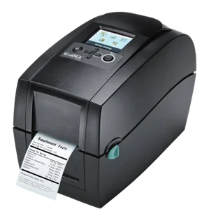 Godex RT200i 203dpi USB, RS232, Ethernet, LCD (GP-RT200I) - Drukarki kart i etykiet - miniaturka - grafika 1