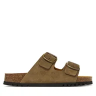 Klapki i japonki damskie - Klapki Scholl Josephine F32165 Khaki - miniaturka - grafika 1