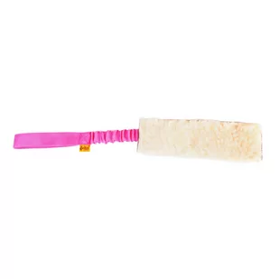 Dingo Zabawka Gryzak Bungee Z Wełny 6X20CM Różowy - Zabawki dla psów - miniaturka - grafika 1