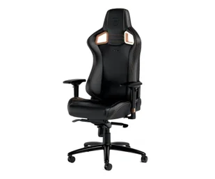 noblechairs noblechairs EPIC - Limited edition Copper Krzesło gamingowe - Czarny - Skóra PU - Do 120 kg PGW-NB-EGC-016 - Fotele gamingowe - miniaturka - grafika 1