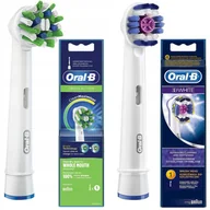Końcówki do szczoteczek elektrycznych - 2 Końcówki Oral-B Cross Action 3D White Eb-18 - miniaturka - grafika 1