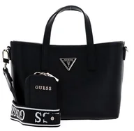 Torebki damskie - GUESS Latona Tote, Mini Torba na ramię dla kobiet, jeden rozmiar, Czarny, 70AA - miniaturka - grafika 1