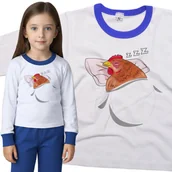 Piżamy dla dziewczynek - Piżama dziecięca Śpiąca Kura 98/104 - VoloDonum - miniaturka - grafika 1