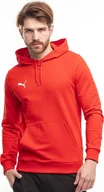 Bluzy męskie - Puma Bluza męska Puma Team Goal Casuals Hoody czerwona 658618 01 M - miniaturka - grafika 1