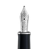 Pióra wieczne - Pelikan Stalówka EF do pióra wiecznego M605 14 K/585, wykończenie rodowane - miniaturka - grafika 1