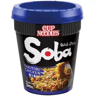 Nissin Original Nissin Cup Noodles, soba o smaku kurczaka yakitori 89g - Nissin 3260-uniw - Szybkie dania obiadowe - miniaturka - grafika 1