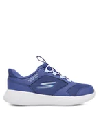Buty dla dziewczynek - Skechers Sneakersy Go Run 400 V2 303855L NVY Granatowy - miniaturka - grafika 1
