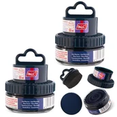 Środki do obuwia i ubrań - 2x PALC PASTA W KREMIE 2W1 Z APLIKATOREM 50ML GRANATOWY - miniaturka - grafika 1