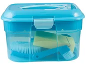 Pozostałe akcesoria dla kotów - PFIFF Pfiff 102272  23 skrzynka na akcesoria do czyszczenia z zawartością, jasnoniebieski 102272-23 - miniaturka - grafika 1