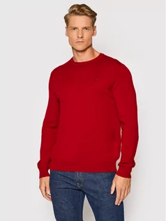 Swetry męskie - Ralph Lauren Polo Sweter Ls Sf Cn Pp 710714346012 Czerwony Slim Fit - grafika 1