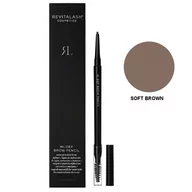 Akcesoria i kosmetyki do stylizacji brwi - Revitalash Hi Def Brow Pencil Soft Brown - miniaturka - grafika 1