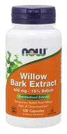 Suplementy naturalne - Now Foods Willow Bark Extract (100 kaps.) - miniaturka - grafika 1