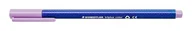Długopisy - Staedtler Triplus 323-62 flamastry z trójkątnym trzonkiem w kartonowym etui, zmywalne, około 1 mm, 10 sztuk, lawenda - miniaturka - grafika 1