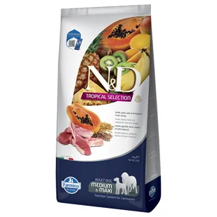 N&D Dog Tropical Selection Adult Medium/Maxi, jagnięcina - 10 kg - Sucha karma dla psów - miniaturka - grafika 1